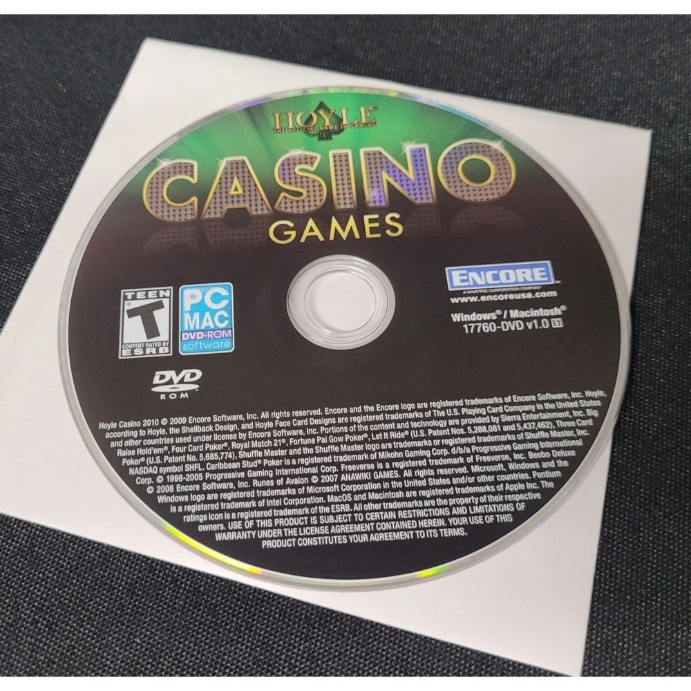 Hoyle Casino Games (2010 Edition) PC and Mac DVD-ROM (PC Game)